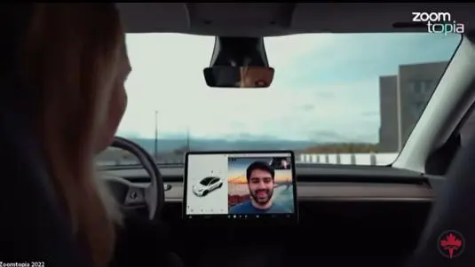 Zoom将登陆特斯拉汽车，车内可以随时视频和音频通话