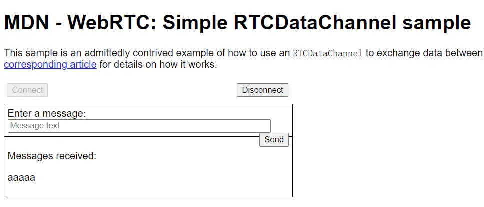 WebRTC API 之 RTCDataChannel