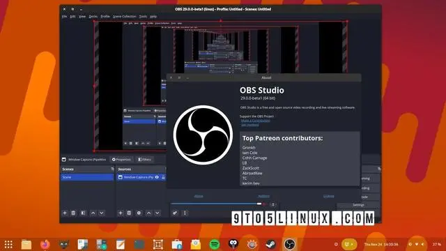 开源免费录屏和直播软件 OBS Studio 29.0 版本发布