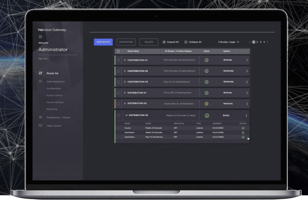 Haivision助力Skandha媒体服务直播大型全球体育赛事