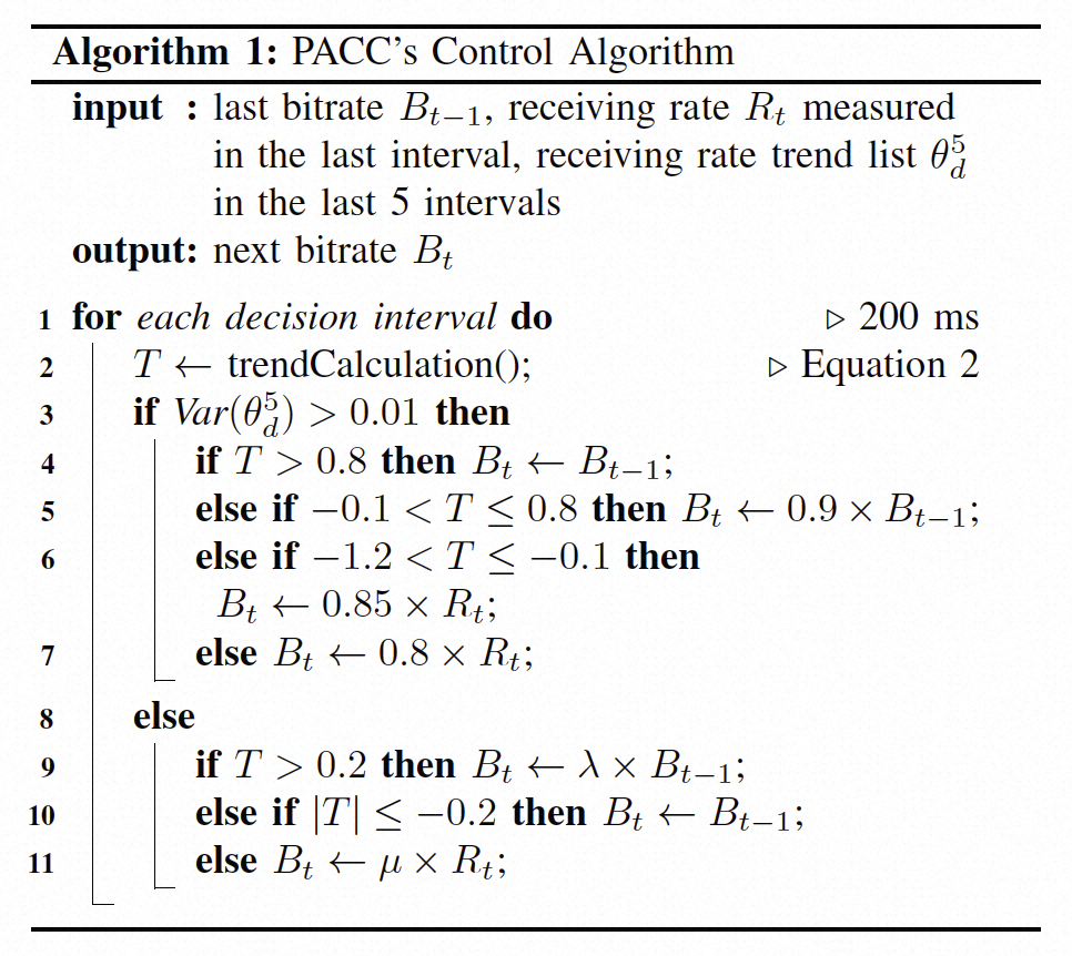 PACC: RTC 下基于用户感知的拥塞控制 | ICME 2023