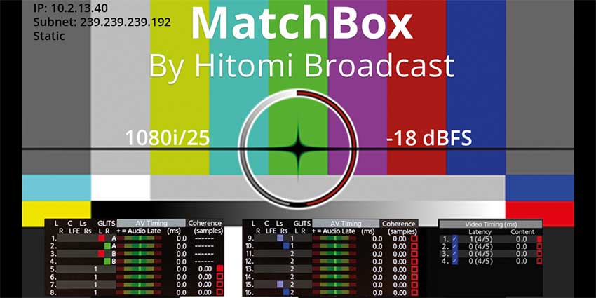 Hitomi 将在 IBC 上展示唇形同步和延迟的旗舰解决方案