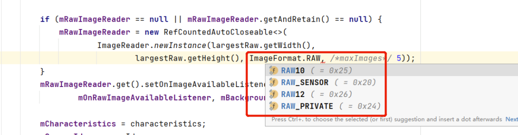 Android Camera2 获取RAW数据