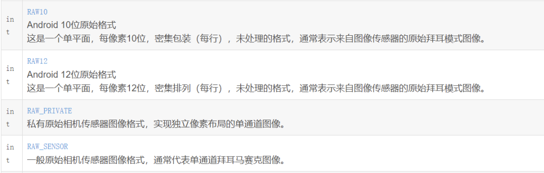 Android Camera2 获取RAW数据