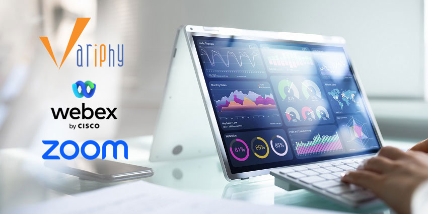 了解 Variphy 的新型 Webex 和 Zoom 分析产品