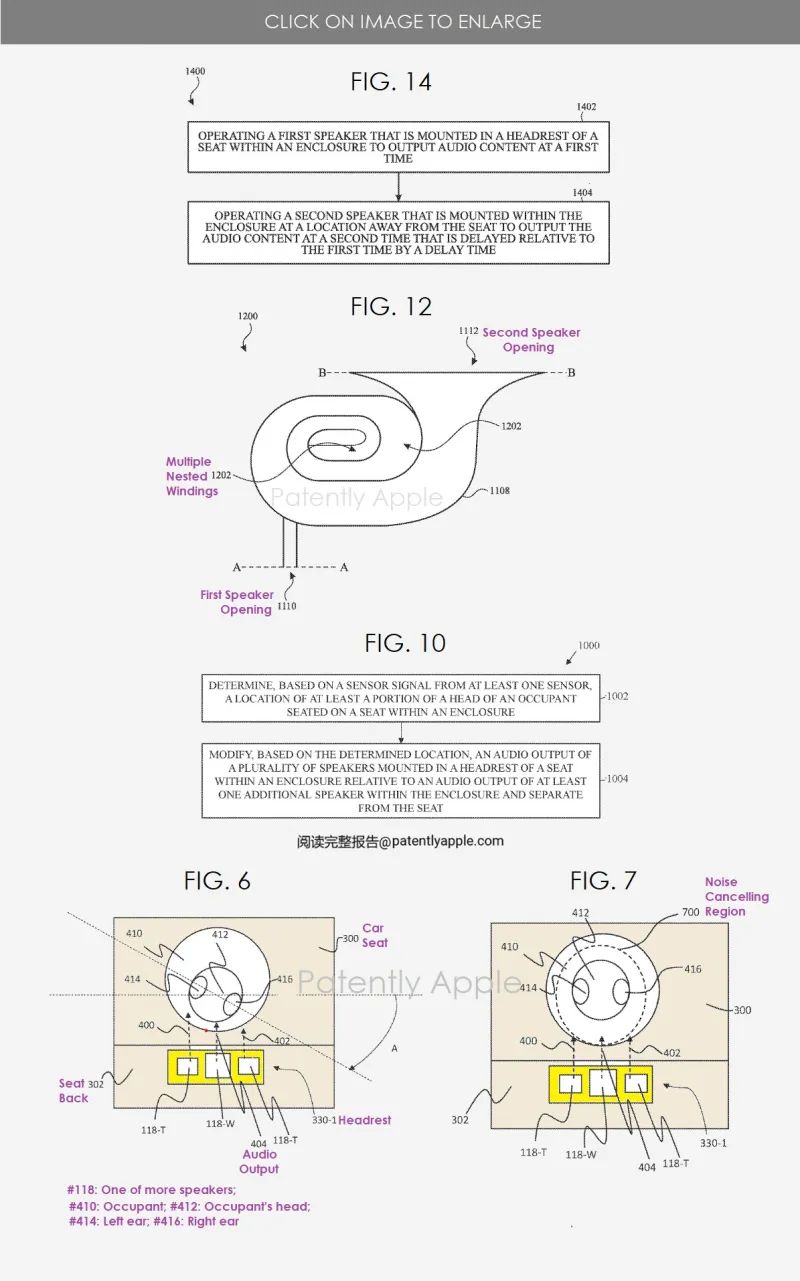 用户跟踪及人车互联功能加入车载音频系统 | 苹果专利