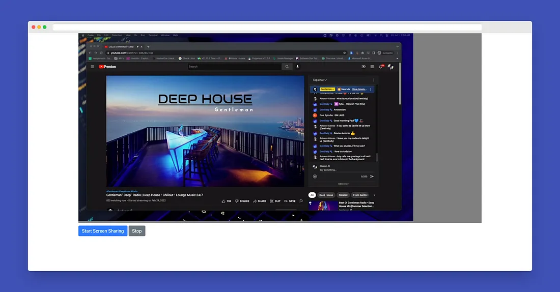 如何使用 JavaScript 创建屏幕共享应用程序