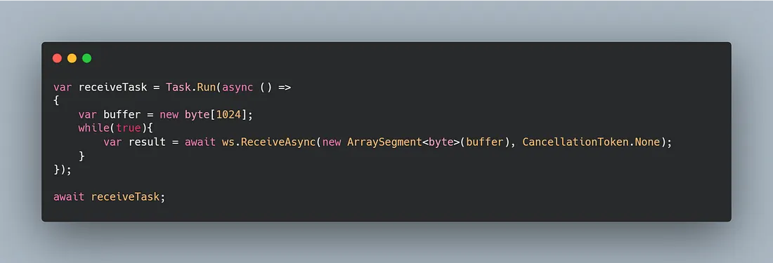 使用 C# 在 .NET 6.0 中实现 WebSocket 服务器和客户端