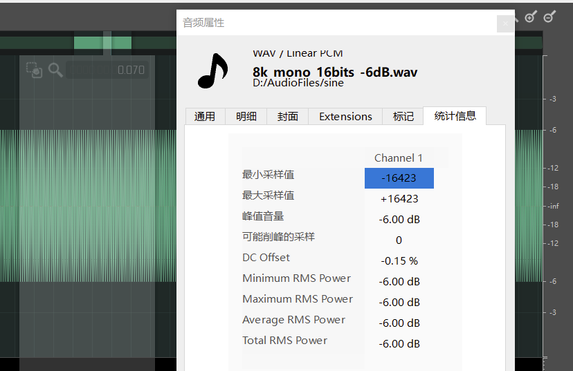 Audition RMS计算原理解析
