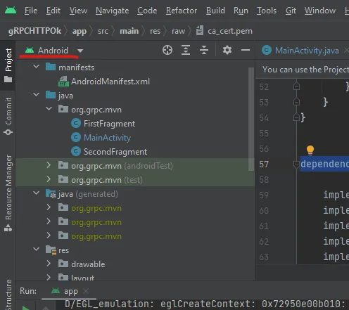 如何在 Android 中使用 TLS 搭建 gRPC 客户端