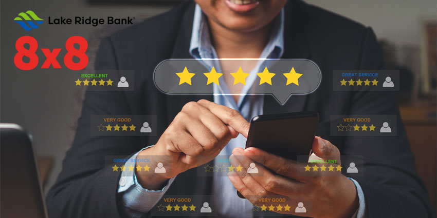 Lake Ridge Bank 通过 8×8 的 XCaaS 平台增强客户体验