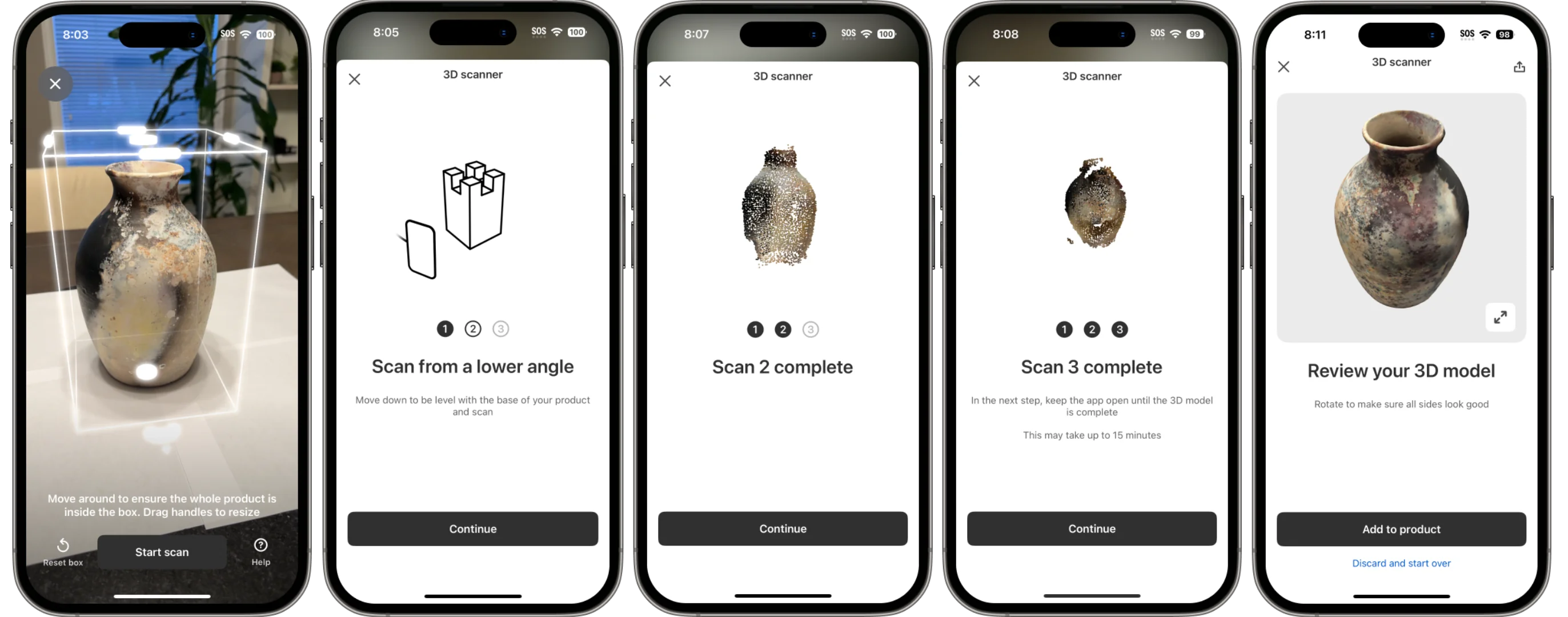 Shopify 和苹果公司推出 iOS 17 物体捕捉功能，用于 AR 购物