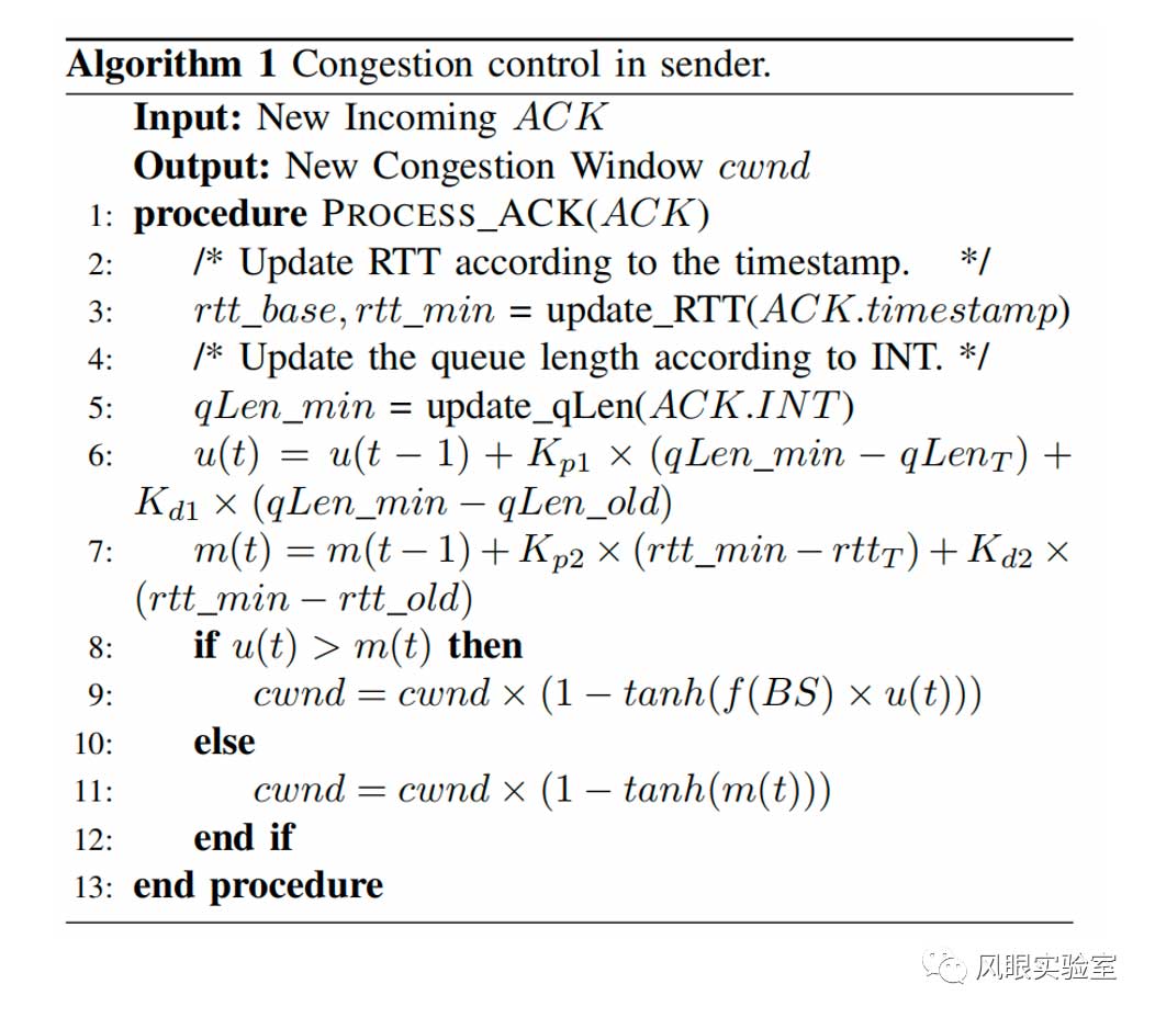 基于延迟的跨数据中心网络拥塞控制