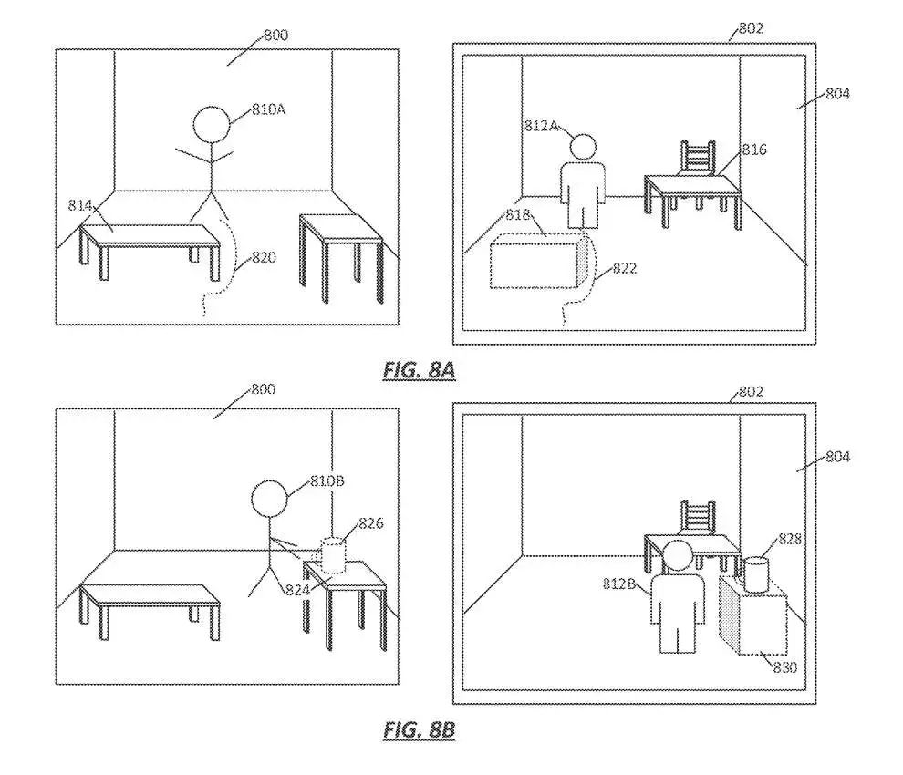 苹果专利分享在多用户AR/VR会话中提供一致的环境体验
