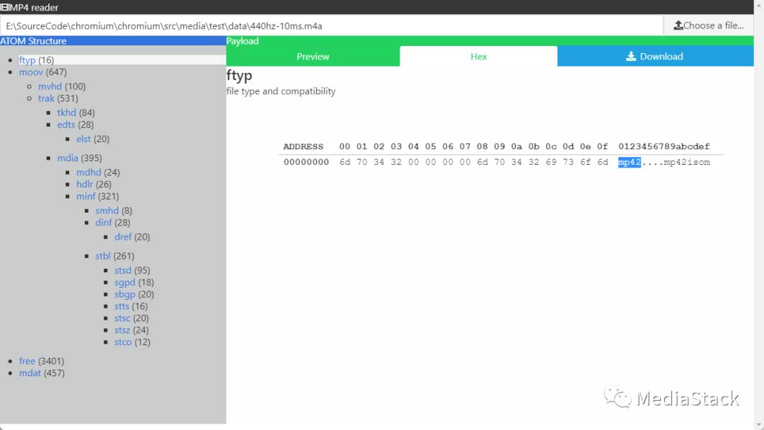 音频文件格式--M4A格式介绍