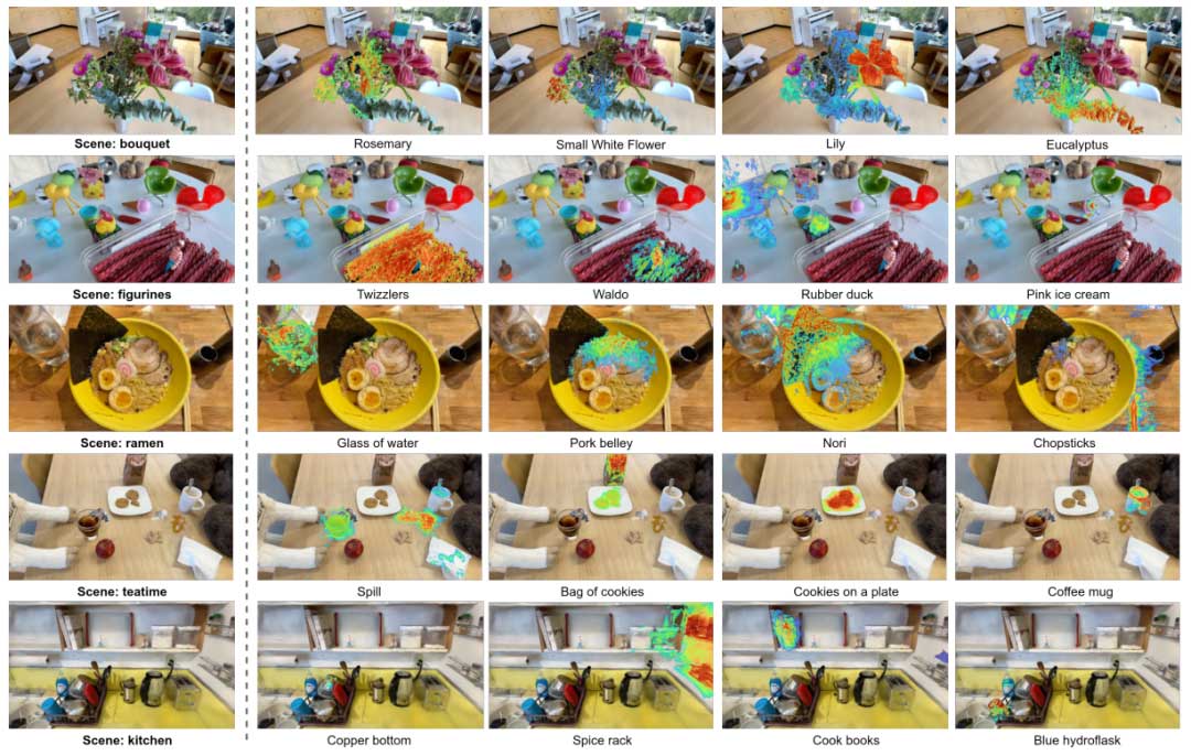 嵌入基础模型的高斯溅射