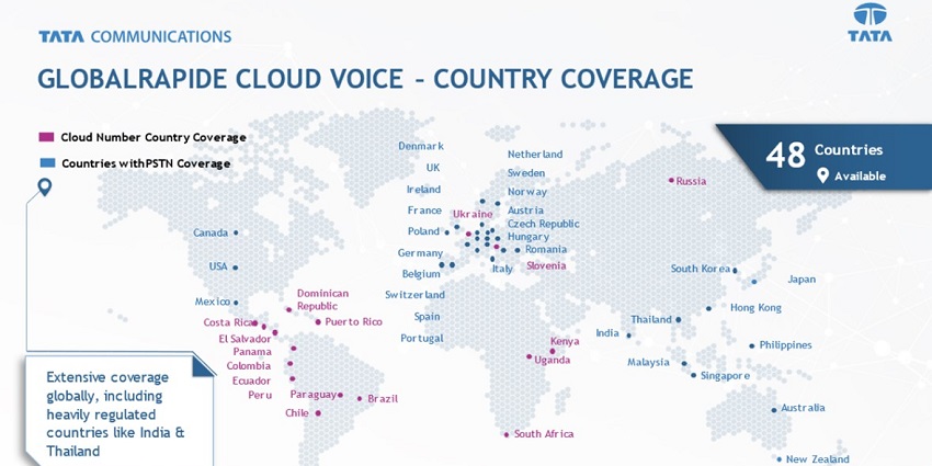 塔塔通信 GlobalRapide 扩大云语音业务并增加云号码