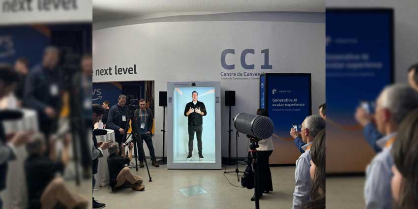 AWS 为 MWC 2024 上的实时 AI 化身直播提供支持