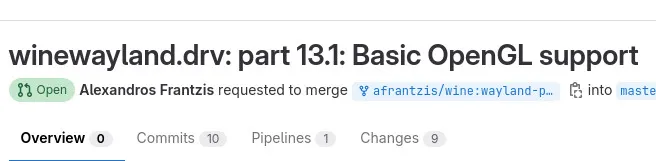 Wine Wayland 驱动程序补丁启用基本 OpenGL 支持