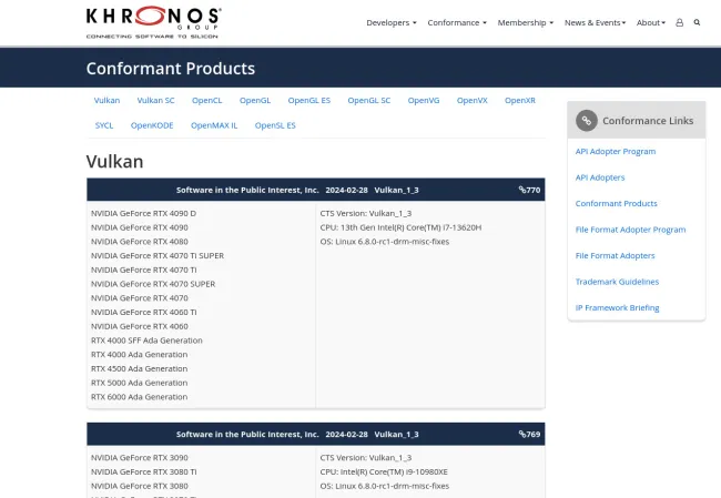 Mesa NVK Vulkan 驱动程序已宣布符合 Vulkan 1.3 标准，Mesa 24.1 将按默认方式构建