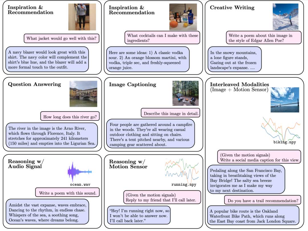 AnyMAL：一种高效、可拓展的任意模态增强语言模型