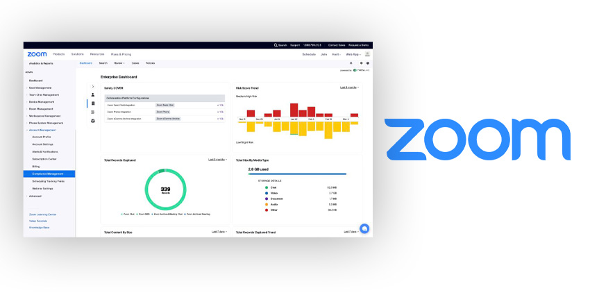 Zoom 推出“一体化”合规产品：Zoom Compliance Manager