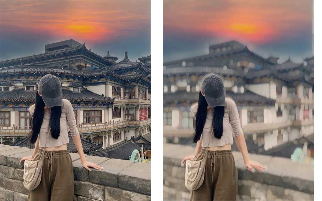 Android OpenGL 实现“人像背景虚化”效果