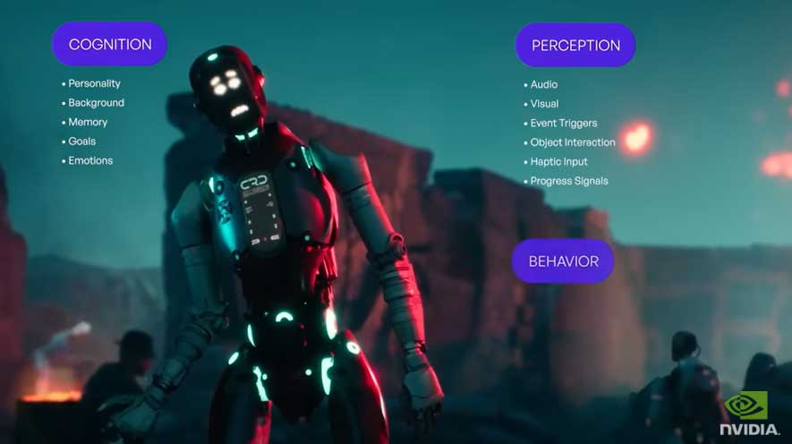 Nvidia 利用人工智能将游戏角色变成聊天机器人