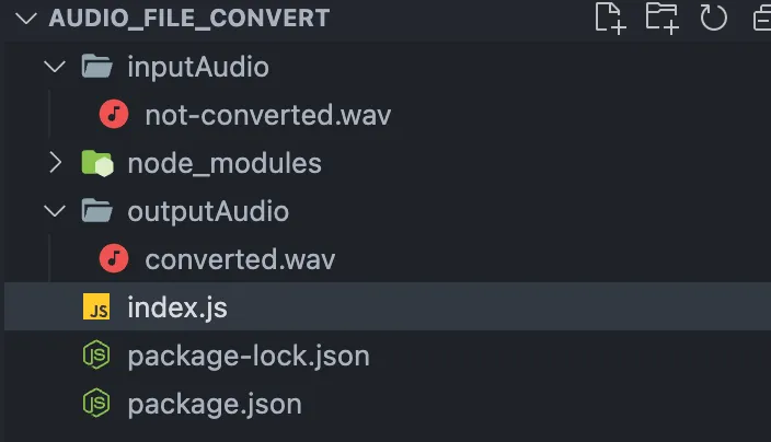 使用 Fluent-FFmpeg 库转换音频文件