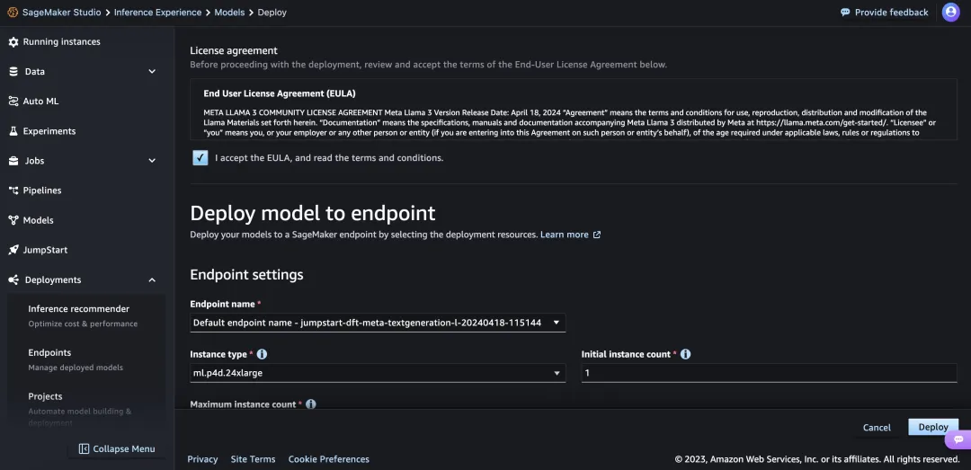 Meta Llama 3 模型来了！现已在 Amazon SageMaker JumpStart 中可用