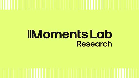 Moments Lab 推出人工智能研究计划以推进视频理解