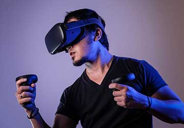 足球运动员的虚拟现实训练