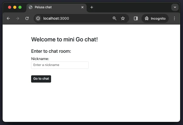 如何使用 Go Fiber 框架创建一个简单的聊天室