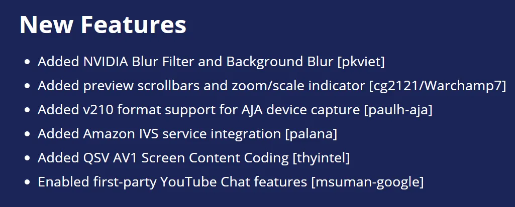 OBS Studio 31.1 发布，为 macOS 和 Linux 系统带来多轨视频支持