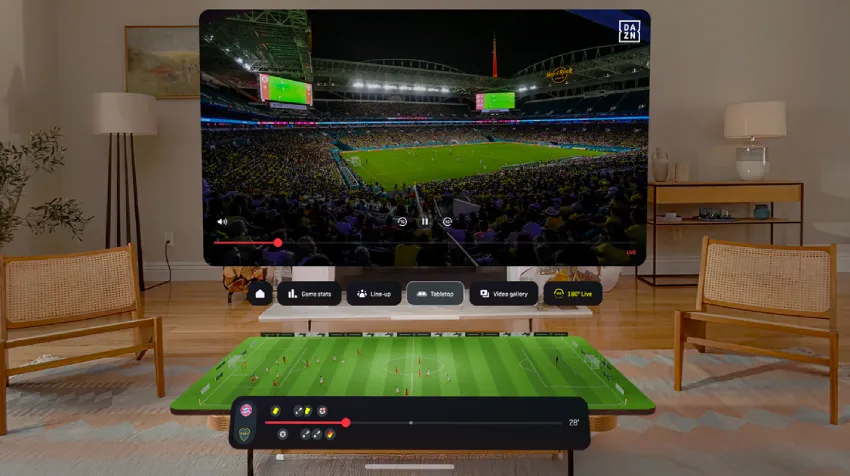 体育流媒体平台 DAZN 在 Meta Quest 上推出 XR 应用