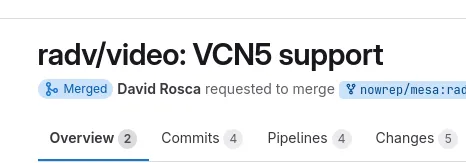 Mesa 25.2 为 RDNA4 GPU 提供 RADV VCN5 视频编码/解码支持