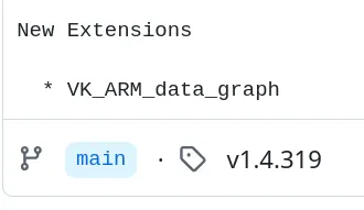Vulkan 1.4.319 发布，包含新的数据图扩展