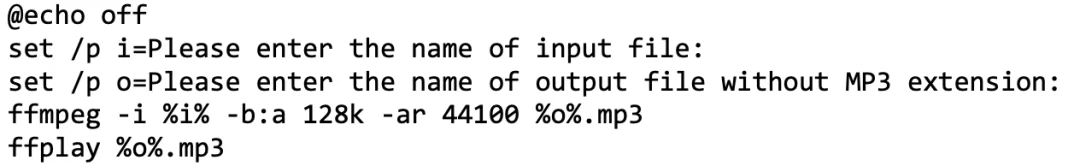 探索 FFmpeg Basics 音视频技术(21): 批处理文件