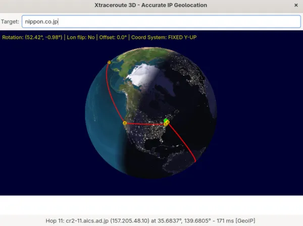 Xtraceroute 移植到 GTK4 + Vulkan，展示 AI 的开源潜力