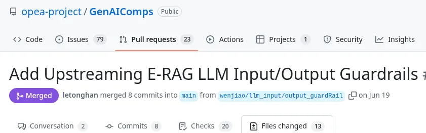 企业 AI 开放平台 GenAI 代码新增护栏和 AMD EPYC 支持