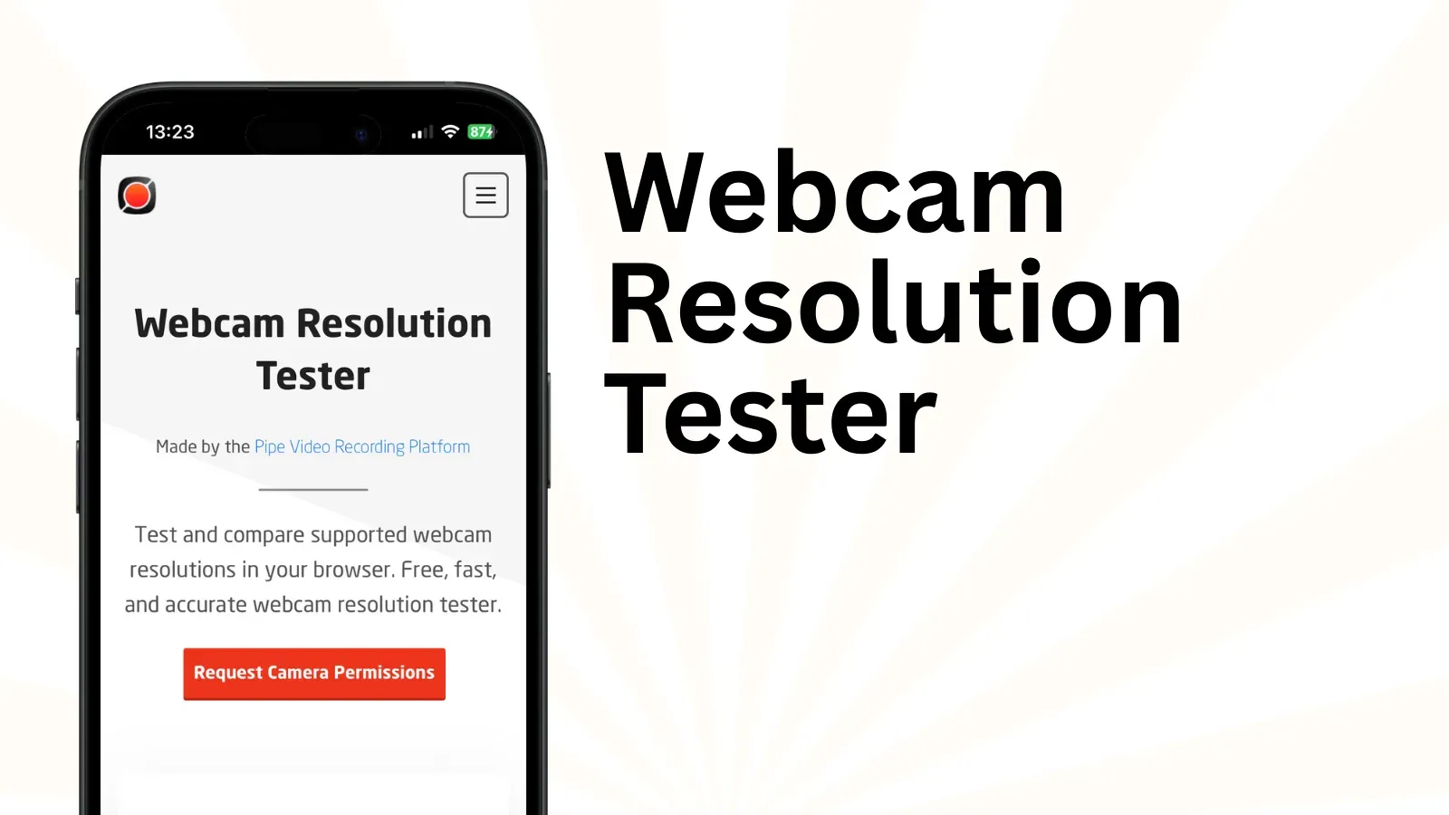 AddPipe 发布新的网络摄像头分辨率测试工具