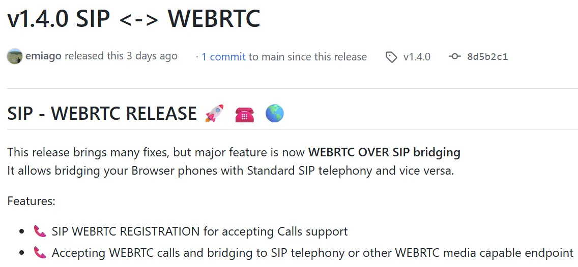 Diagox-v1.4.0 发布，支持通过 SIP 进行 WebRTC/电话桥接