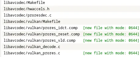FFmpeg 为 Apple ProRes 视频解码引入 Vulkan 加速