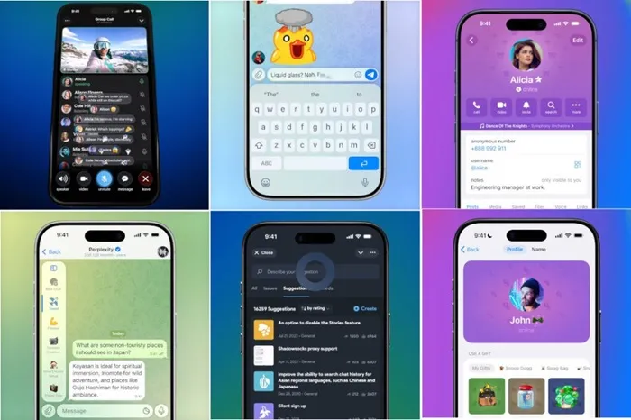 Telegram 推出视频通话实时评论、联系人备注、AI 机器人增强功能等