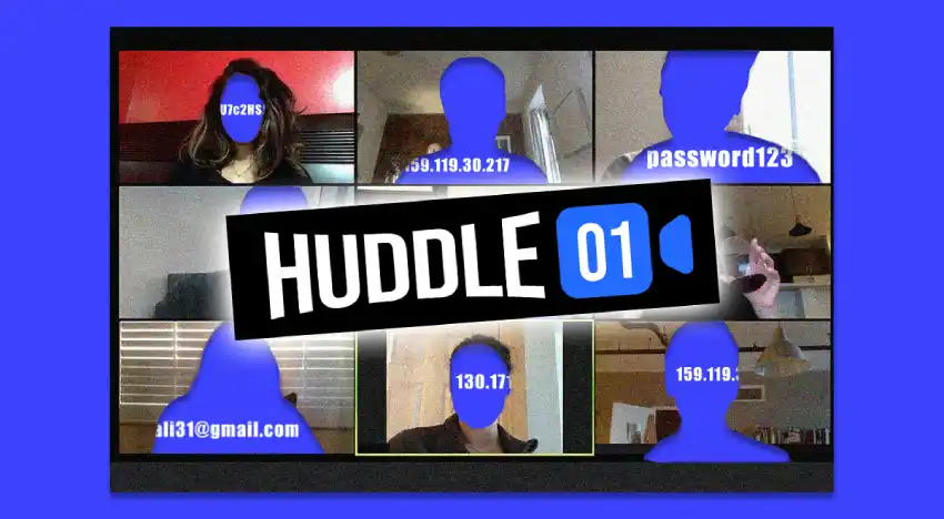 视频会议应用 Huddle01 泄露用户数据：电子邮件、钱包地址遭曝光