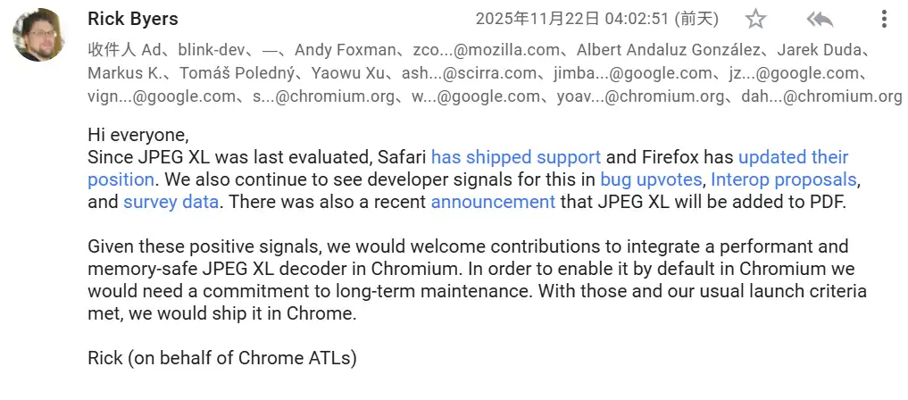 谷歌计划将 JPEG-XL 支持重新引入 Chrome/Chromium 浏览器