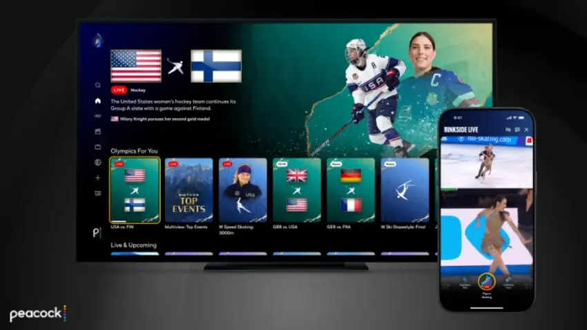 Peacock 为 NBA 和冬奥会新增个性化推送和直播互动功能