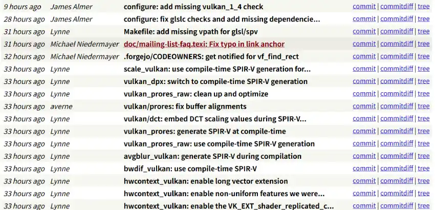 FFmpeg 合并多项 Vulkan 改进，为 2026 年开局奠定基础