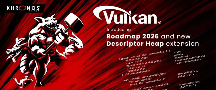 Vulkan 2026路线图里程碑：可变速率着色、主机映像复制及其他功能