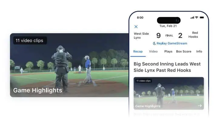 GameChanger 将 1080HD 流媒体技术引入青少年体育赛事制作